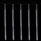 Northlight LED Dripping Icicle Christmas Light Tubes - White - 13.25' Clear Wire - 5ct